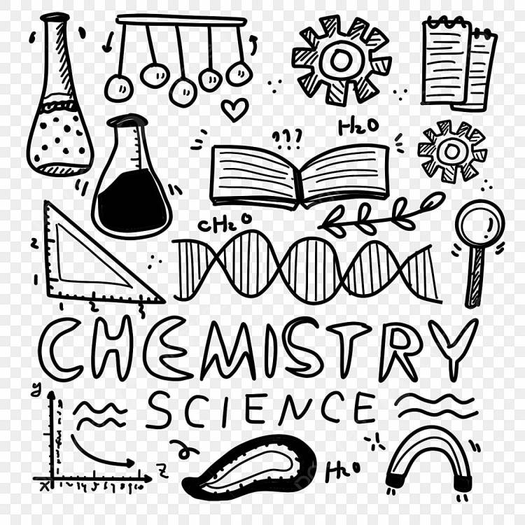 Образование наука химия связанные черно белые рисунки PNG , увеличительное стекло, магнит, Любовь PNG картинки и пнг PSD рисунок для бесплатной загрузки