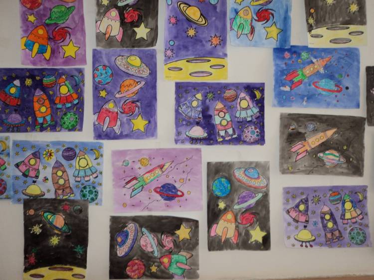 Конкурс рисунков ко Дню космонавтики