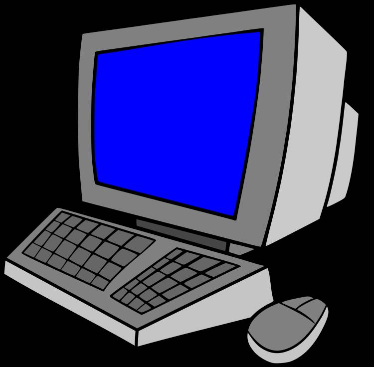 Детский рисунок компьютера