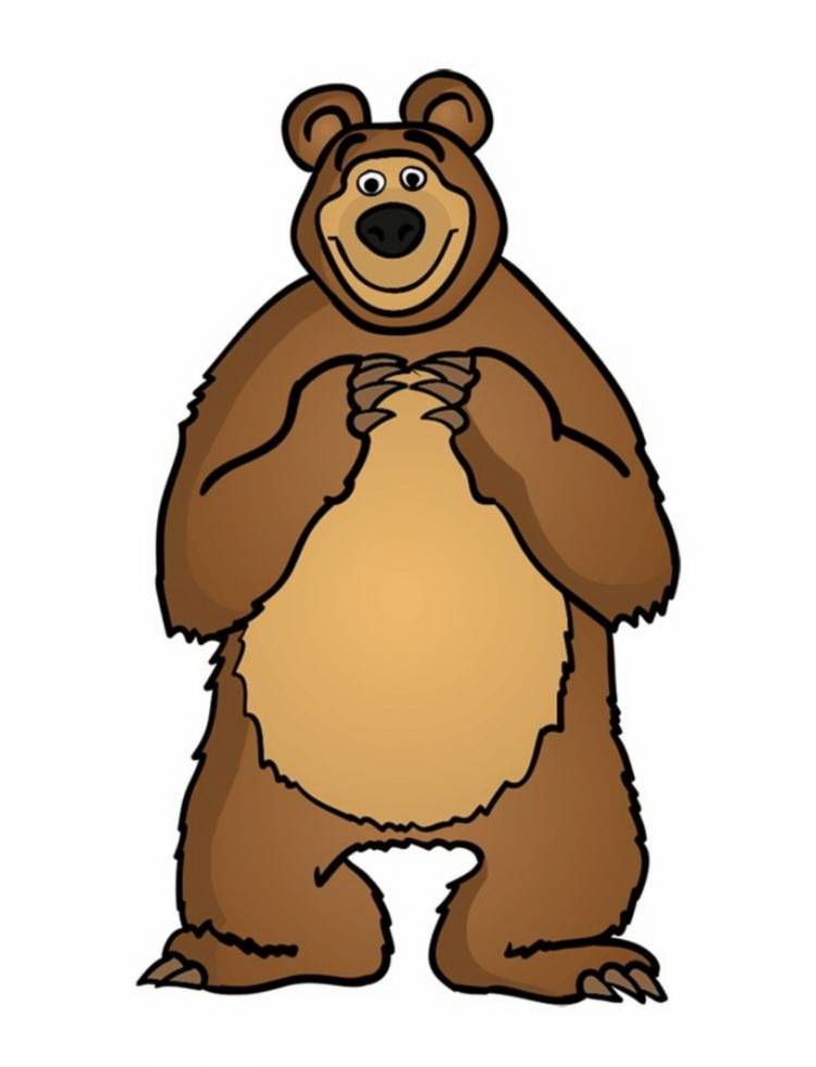 Медведь рисунок для детей