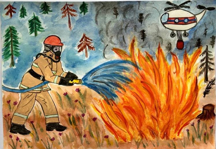 Юные жители Владимирской области приглашаются к участию в конкурсе рисунков на противопожарную тематику
