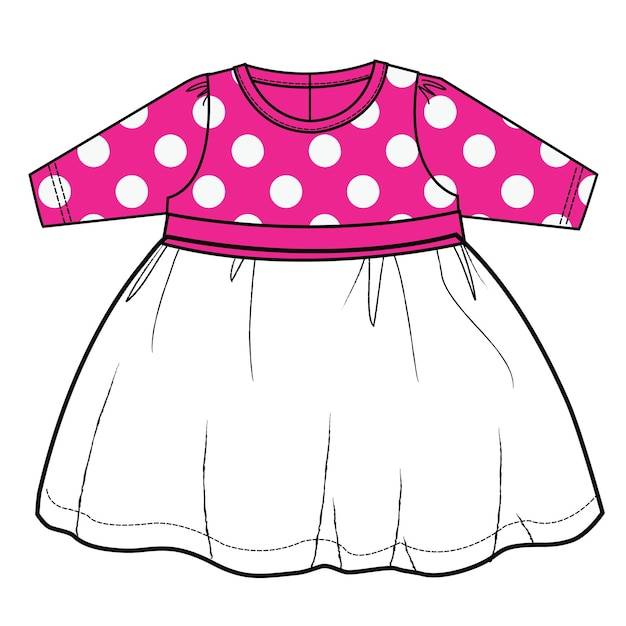 Шаблон дизайна детской одежды