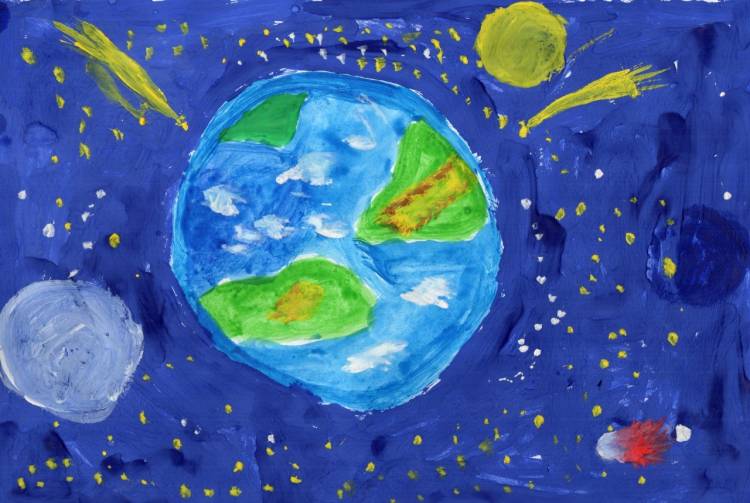 Картинки планета будущего для детей 