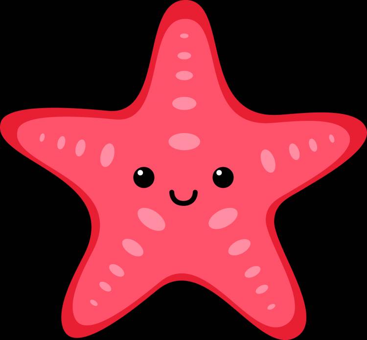 Рисунок морская звезда для детей