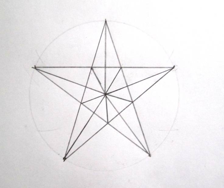 Как правильно нарисовать звезду Для детей