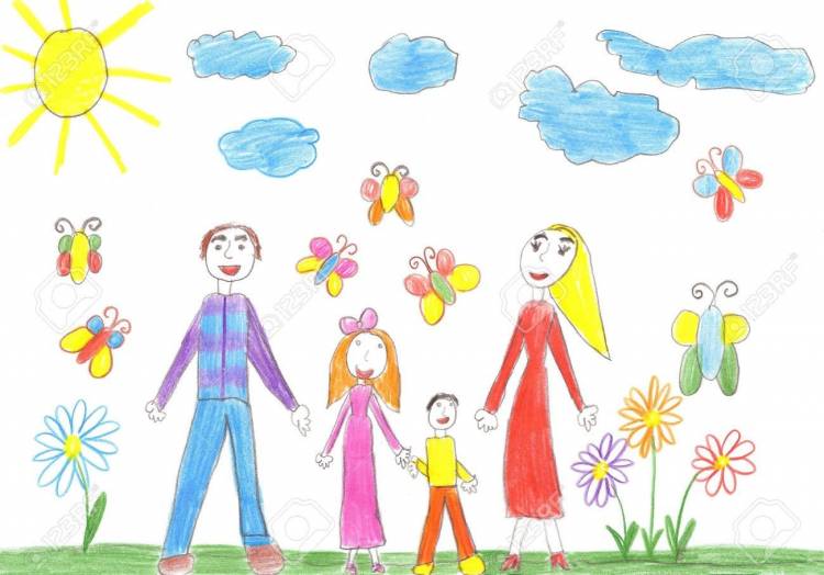 День семьи рисунки детей