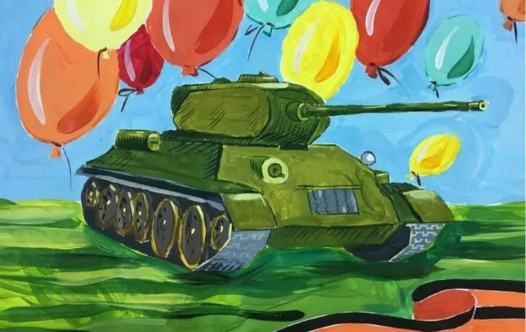 Рисунки на военную тему для детей 