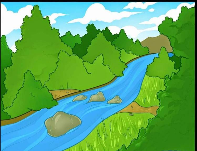 Картинки Река для детей 