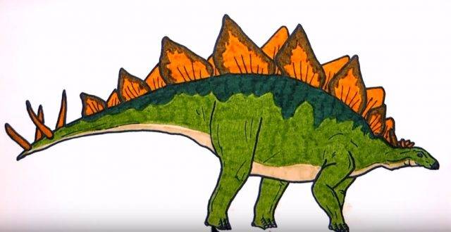 Рисунки для срисовки динозавров 