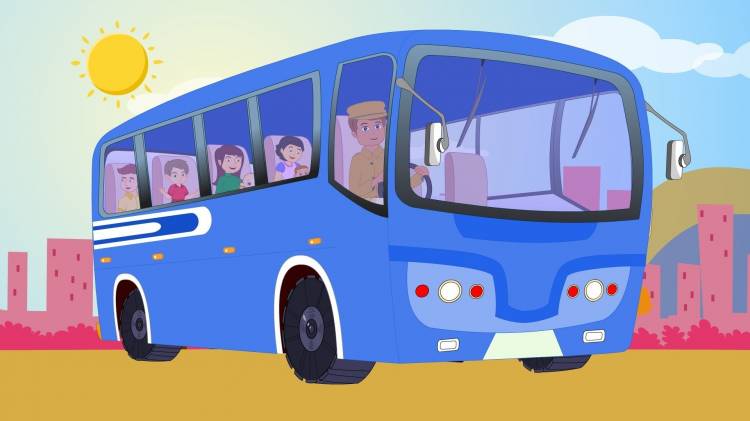 Рисунок автобус для детей