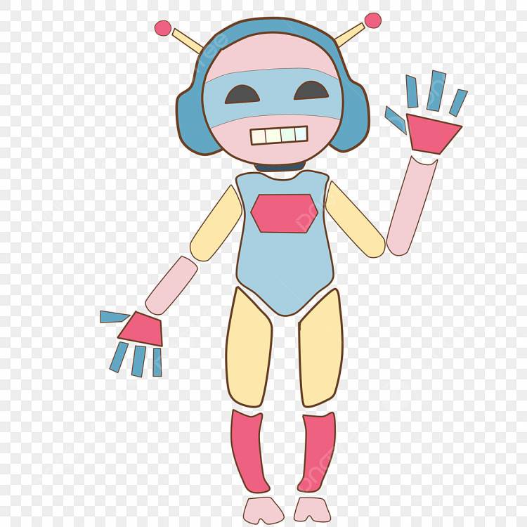 мультфильм танцы робот тема иллюстрации мультфильм робот рисованной робот PNG , робот клипарт, танец робота, дети счастливы PNG картинки и пнг PSD рисунок для бесплатной загрузки
