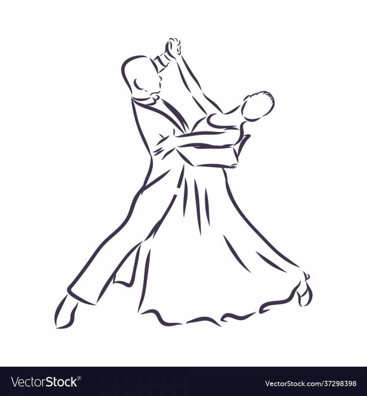 Как нарисовать танцующую пару