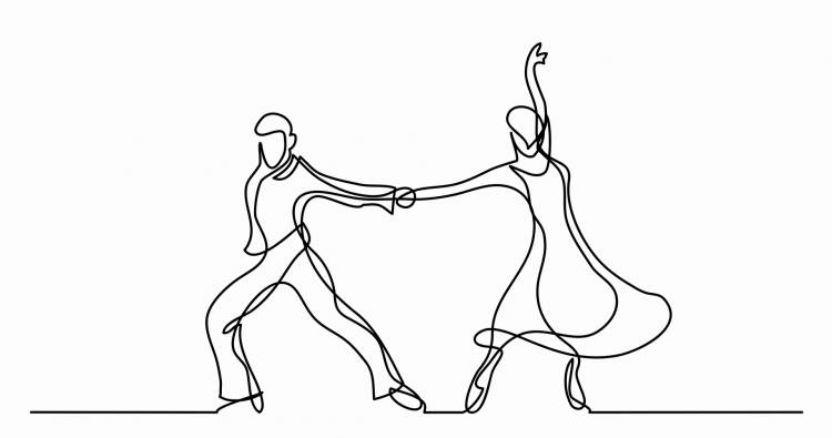 Танец вальс рисунок