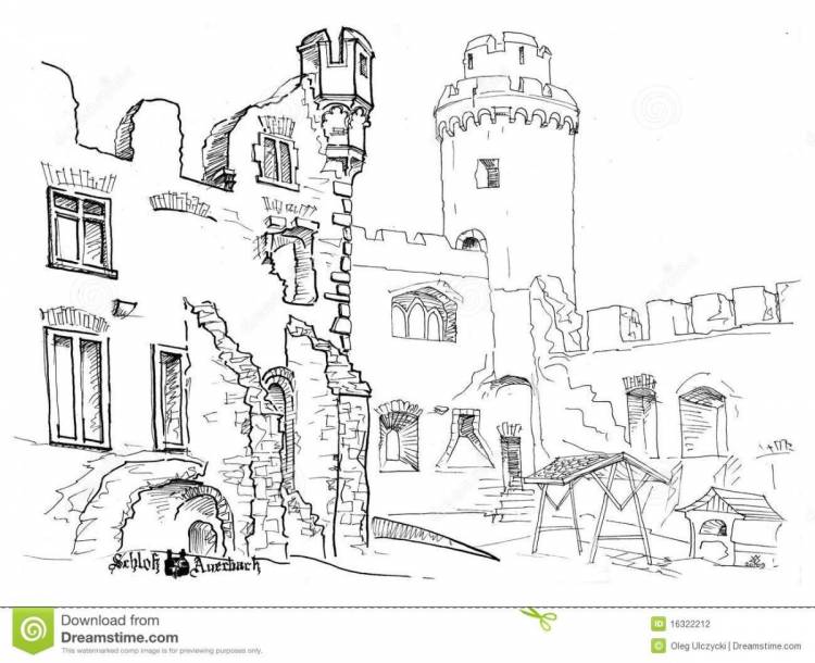 Брестская крепость рисунок карандашом