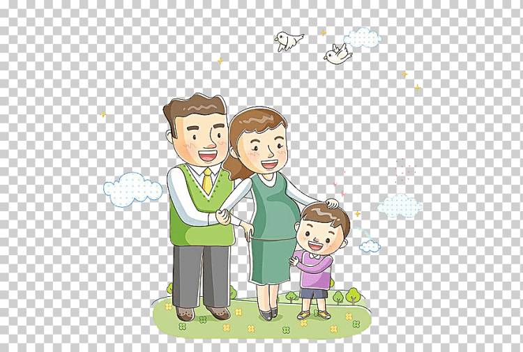 Детский рисунок Родительский рисунок, родители и дети гуляют, люди, дружба, дети png
