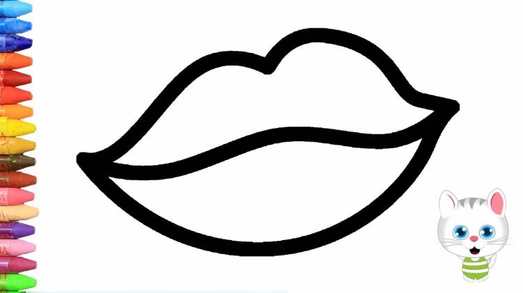 Как нарисовать красочные губы с MiMi