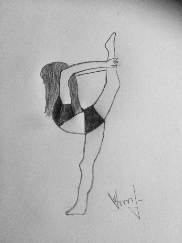 Идеи для срисовки маленькая гимнастка 