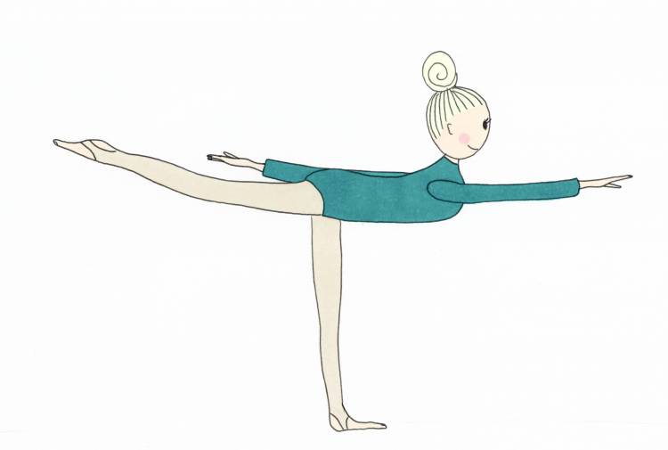 Рисунки легкие гимнастика