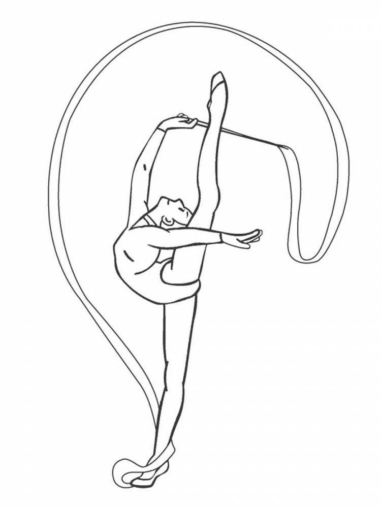 Рисунок гимнастика