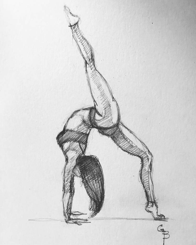 Рисунки гимнастика для срисовки легкие (Большое количество фото)