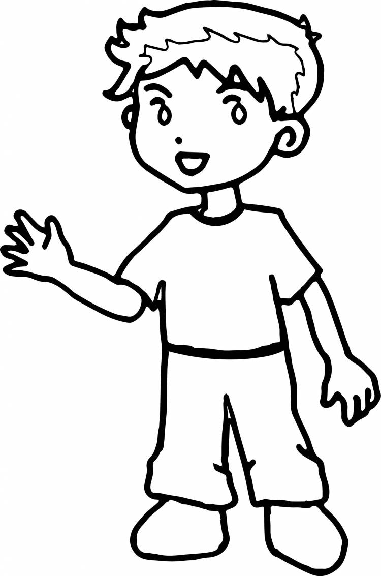 Рисунок мальчика карандашом для детей