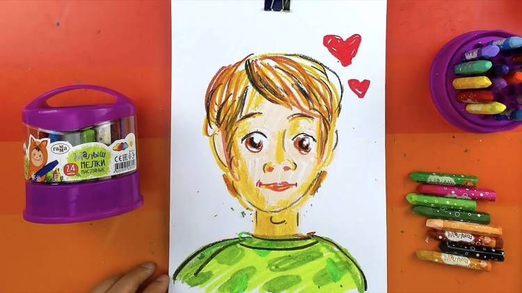 Как нарисовать портрет мальчика поэтапно