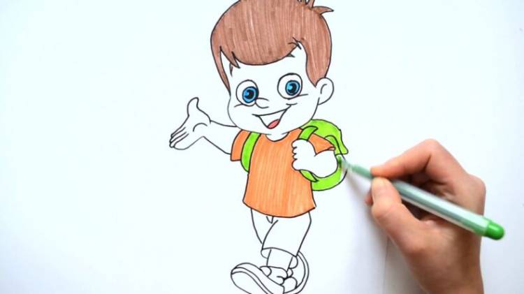 Как нарисовать мальчика своими руками поэтапно