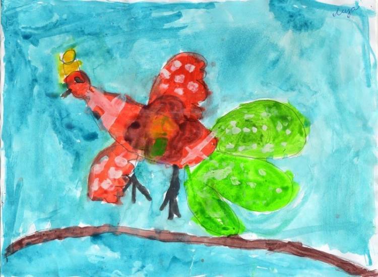 Рисование на тему Птицы (перелетные и домашние) в старшей группе детского сада