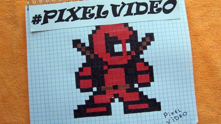 How to Draw a Deadpool pixelvideo