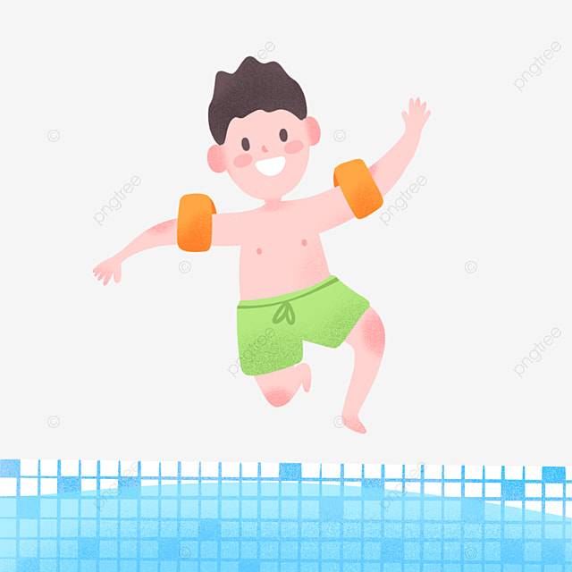 стороны сделать симпатичный мальчик прыгать в бассейн PNG , Childdhood, Нарисованный от руки, детский день PNG картинки и пнг PSD рисунок для бесплатной загрузки