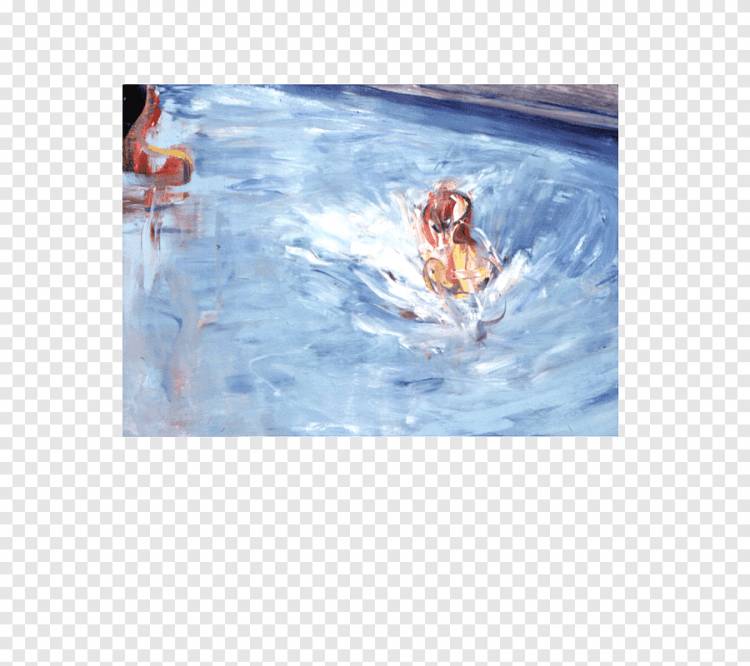 Картина маслом Бассейн, живопись, плавательный бассейн, взрыв png