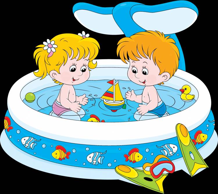 Рисунок бассейн для детей