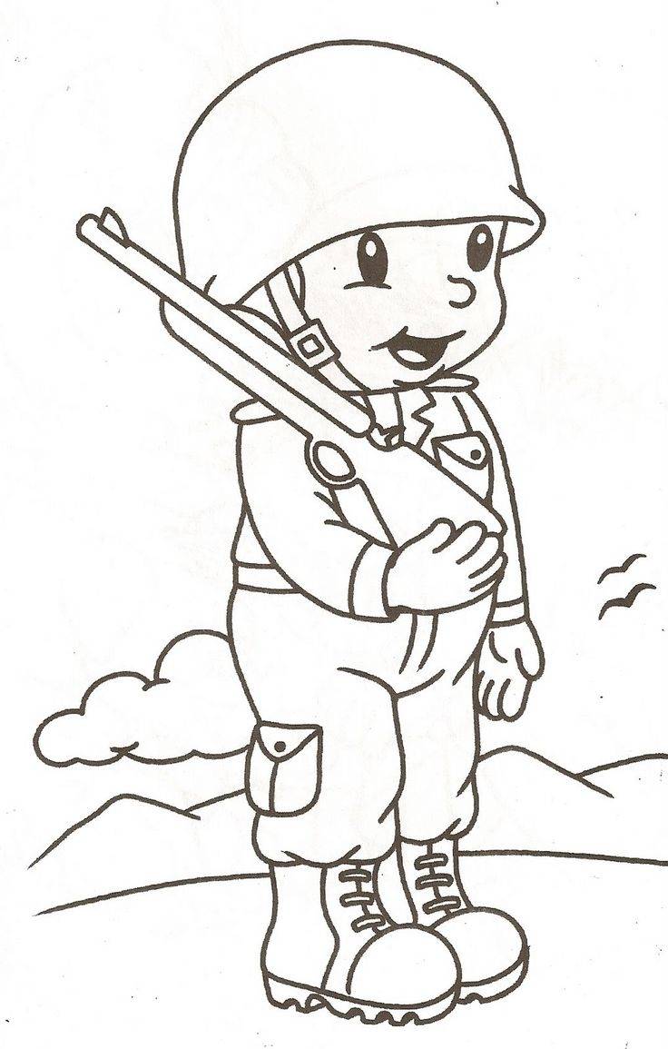 Рисунки для солдатов от детей