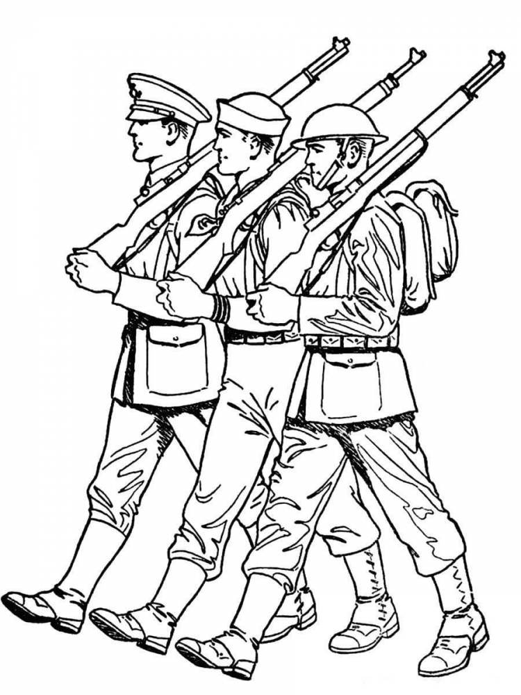 Рисунки для солдатов от детей