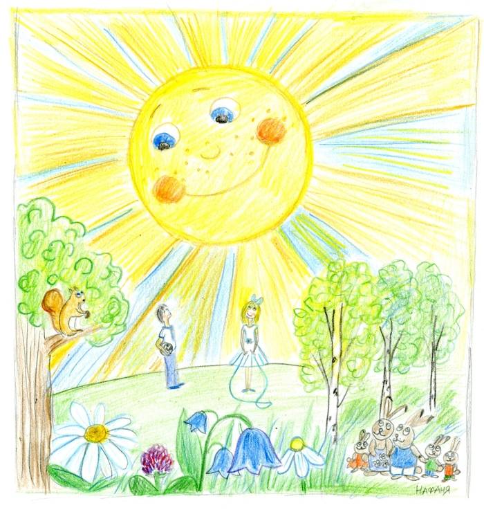 Картинки солнышко для детей детского сада и для школы