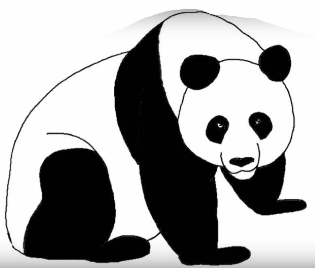 Рисунки для срисовки милые панды 