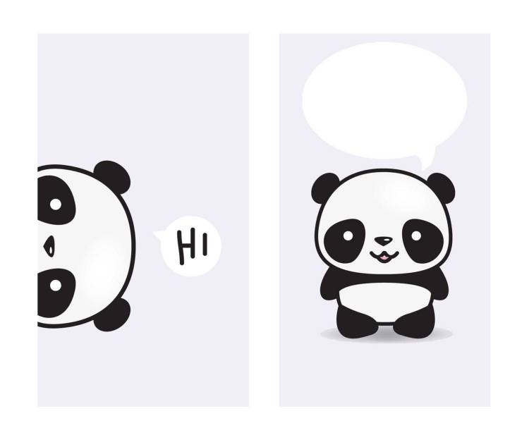 Рисунки панды для срисовки