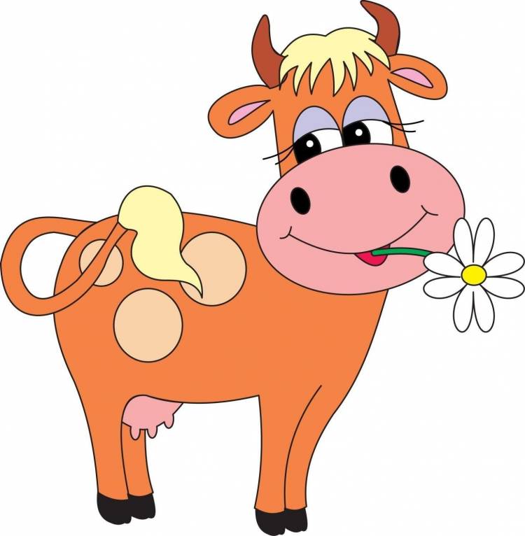 Корова детский рисунок