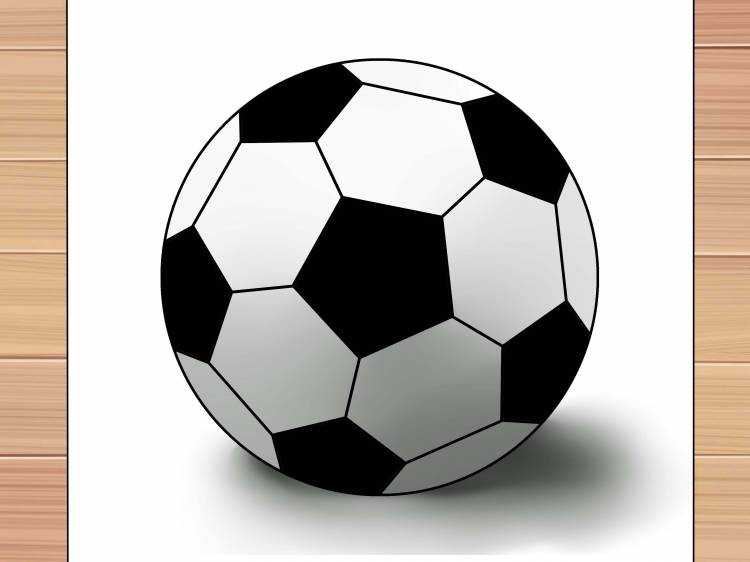 Футбольный мяч рисунок для детей