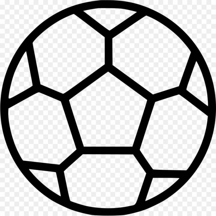 Футбольный мяч рисунок легкий