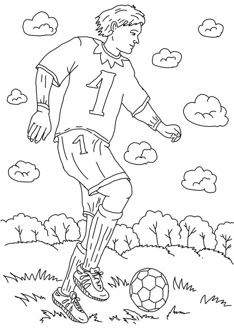 Рисунки про футбол для школьников
