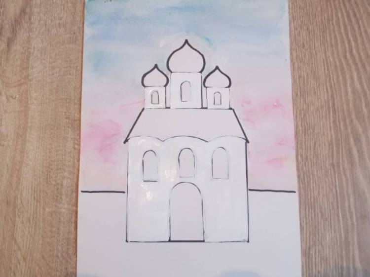 Мастер-класс «Учимся рисовать храм» 