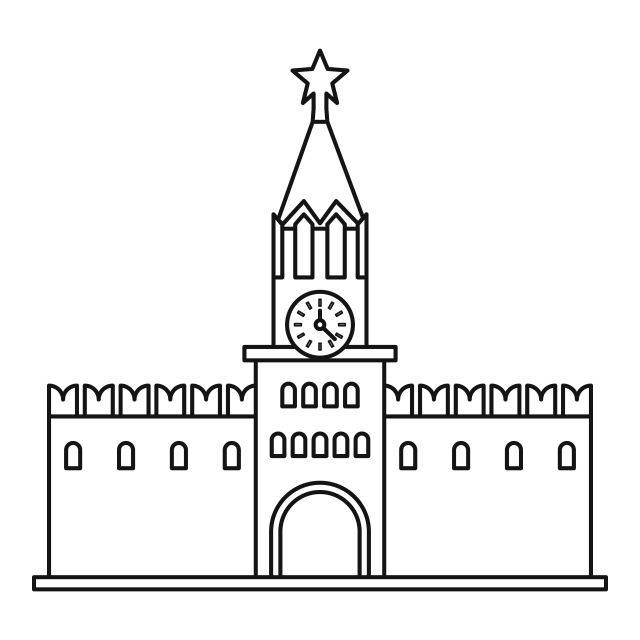 символ, в кремле, план PNG рисунок, Спасская башня Московского Кремля икона картинки пнг файлы