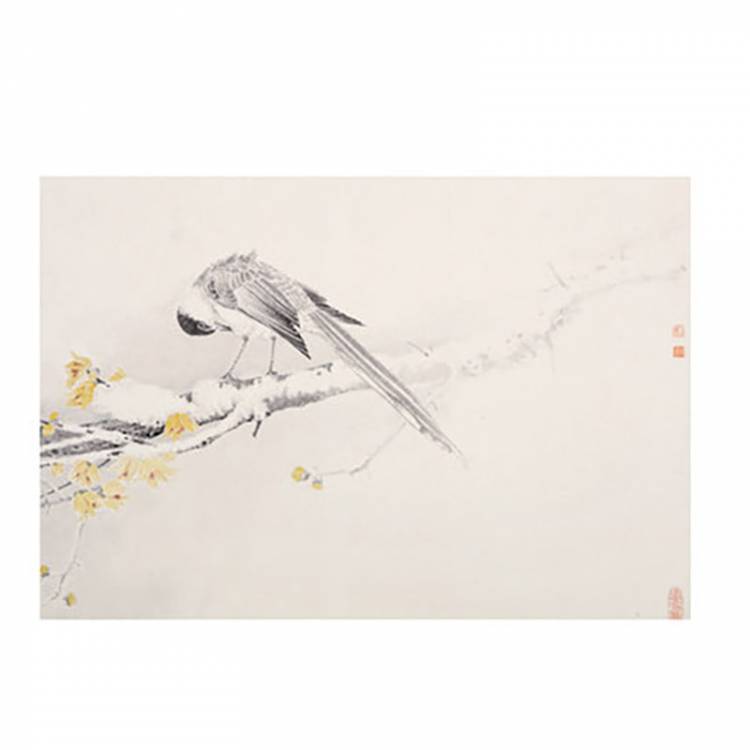 Современная мелкая кисть эстетика новое видение для начинающих техники цветов и птиц от Лю Цзинь Бао