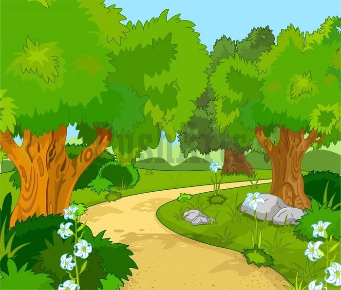 Картинка леса для детей для занятия