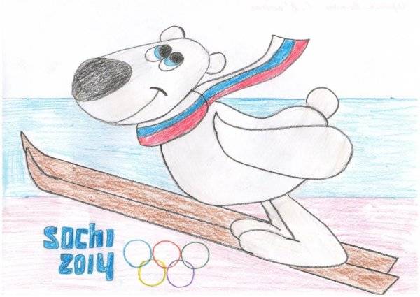 Олимпийские игры рисунки легкие 