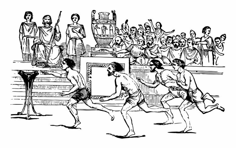 Идеи для срисовки древние олимпийские игры в греции легкие 