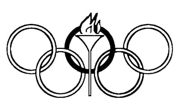 Картинки олимпийские кольца и огонь 
