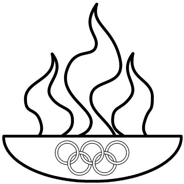 Картинки олимпийский огонь для детей 