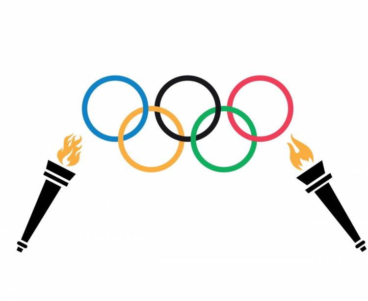 Олимпийские кольца раскраска